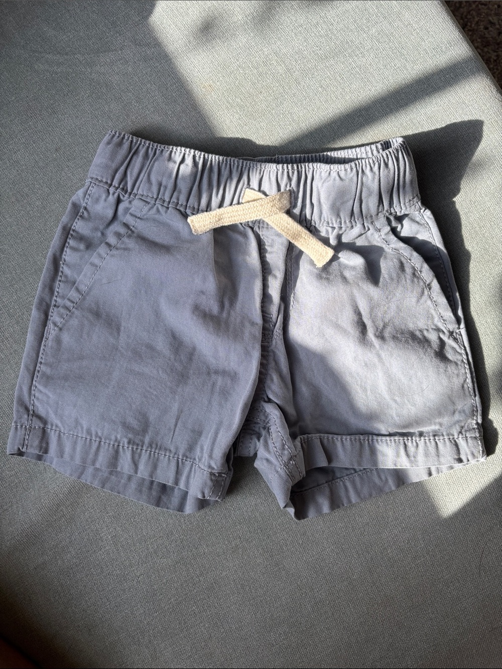 Boy’s' Casual Elastic-Waist Gray Shorts